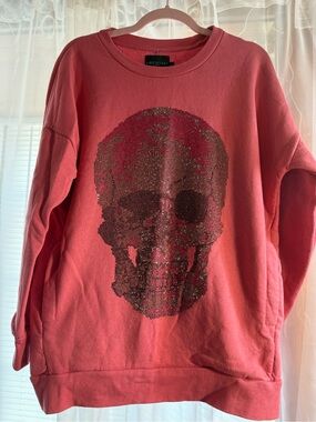 Sequin Skull Sweatshirt